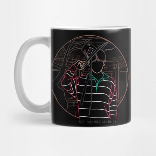 BTS V Traditional Concept Line ART Mug